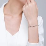 Pav Zircon 925 Sterling Silver Bangles - Image 4