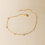 Dainty Spark Anklet 925 Sterling Silver