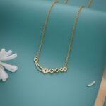 Luxury Oval Cut Zircon Halo Pendant Necklace - Image 3