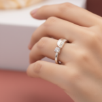 925 Sterling Silver Zircon Classic Solitaire Ring - Image 2