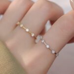 Dainty 925 Silver Sparkle Band Ring