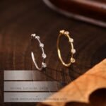 Dainty 925 Silver Sparkle Band Ring - Image 4