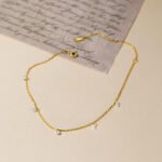Dainty 925 Silver Sparkle Anklet