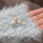 925 Silver Simple Pearl Drop Earrings - Image 4