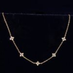 Elegant Gold Plated 925 Sterling Silver Line Bracelet with Brilliant Zircon Crystals - Image 3