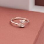 925 Sterling Silver Multi-Stone Zircon Cluster Ring - Image 4