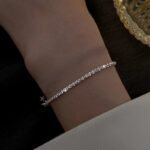 925 Silver Modern Hinged Bangle Bracele - Image 2