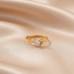 Gold Plated 925 Sterling Silver Statement Ring