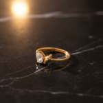 Gold Plated 925 Sterling Silver Statement Ring - Image 3