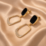 The Midnight Halo Drop Earrings - Image 3