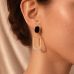 The Midnight Halo Drop Earrings - Image 4