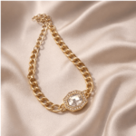 Empress Zircon Curb Chain Bracelet - Image 2