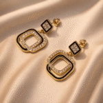 Emerald Lattice Teardrops