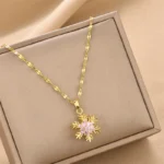 FrostSpin Snowflake Pendant - Image 4