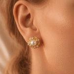 Royal Pearl Bloom Stud - Image 3