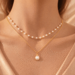 Aurelle Pearl Layered Necklace - Image 4