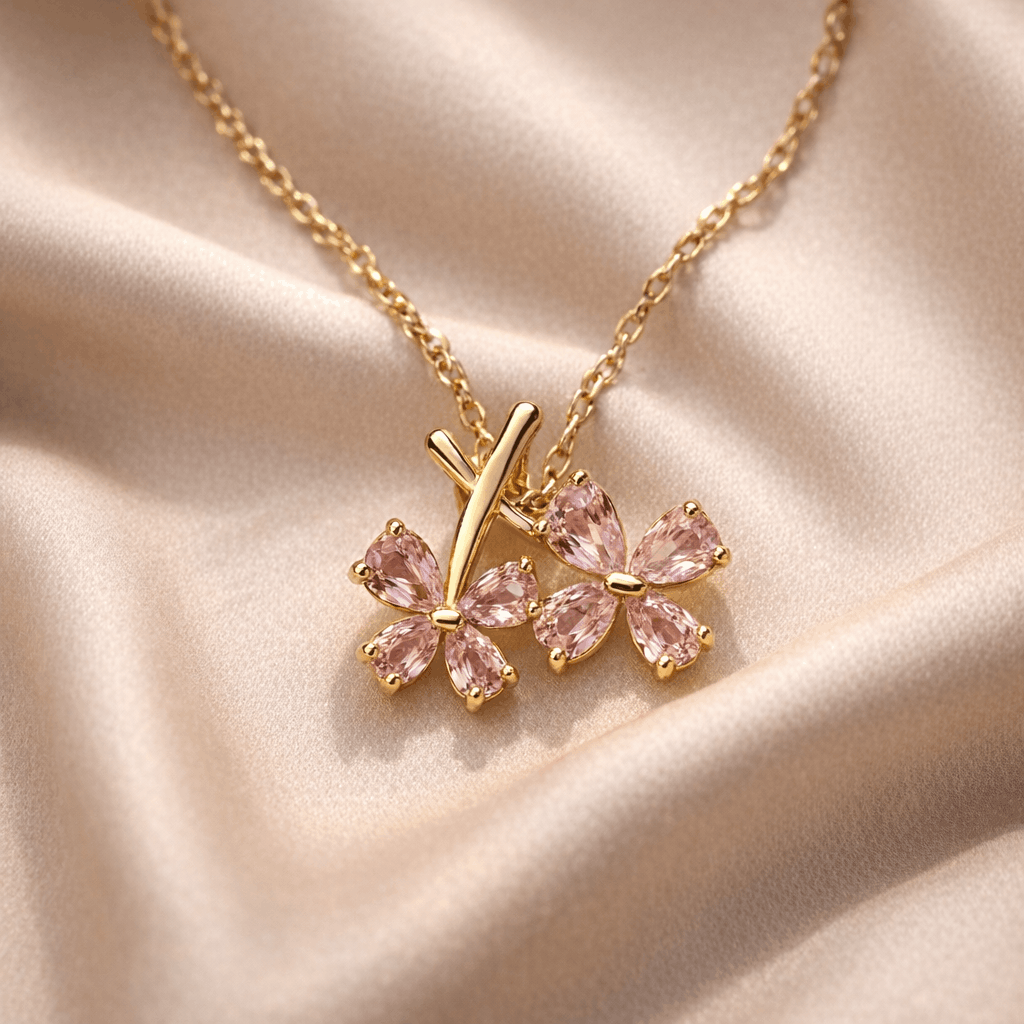 compresed (1) Rosé Bloom Duo Pendant - Image 1