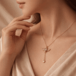 Angelé Heart Drop Necklace - Image 2