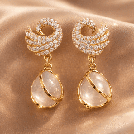Moonveil Drop Earrings