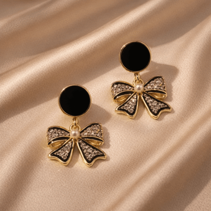 Noir Bow Drops