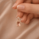 Aurelia Champagne Halo Pendant - Image 3