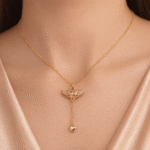 Angelé Heart Drop Necklace - Image 3