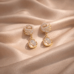 Moonveil Drop Earrings - Image 2