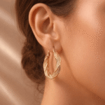Twisted Gilded Hoops - Image 2