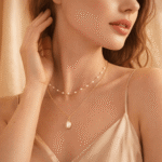 Aurelle Pearl Layered Necklace - Image 2