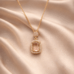 Aurelia Champagne Halo Pendant - Image 4