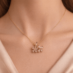 Rosé Bloom Duo Pendant - Image 3