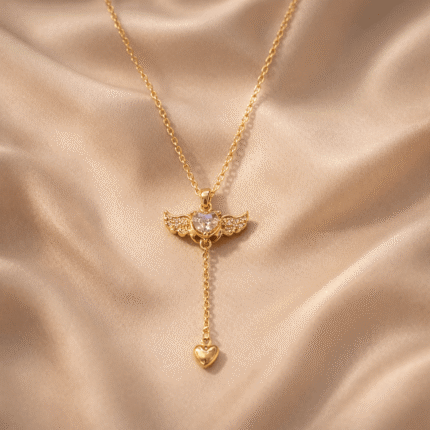 Angelé Heart Drop Necklace