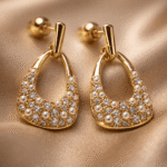 The Pearl Mosaic Teardrop Earrings - Image 2