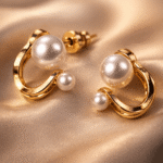 The Luminous Pivot Pearl Studs - Image 2