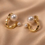 The Luminous Pivot Pearl Studs