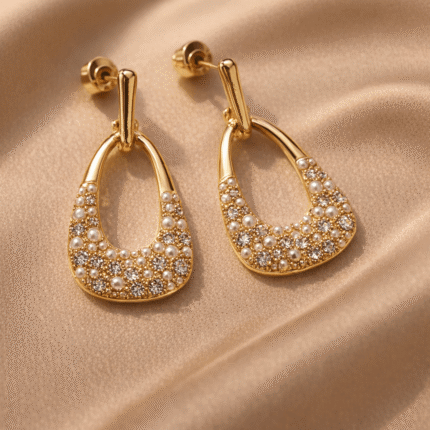 The Pearl Mosaic Teardrop Earrings