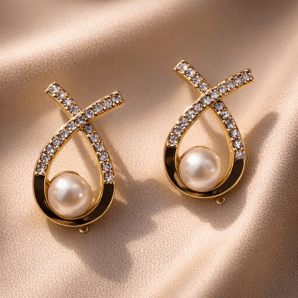 The Radiant Cross Pearl Drops