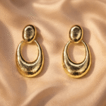 Aurex Hammered Hoops - Image 2