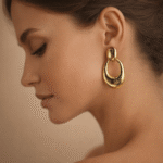 Aurex Hammered Hoops - Image 3