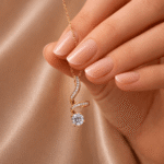 Aurelia Twist Solitaire Pendant - Image 4