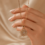 Aurora Spin Blossom Pendant - Image 2
