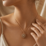Aurora Spin Blossom Pendant - Image 3