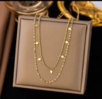 Diamond Dust Layered Necklace - Image 4
