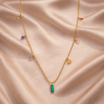 Rainbow Charm Drop Necklace