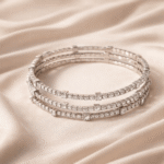 The Stella Triple Layer Stretch Bangle - Image 3