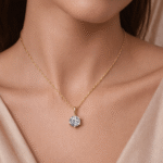 Royal Solitaire Zircon Pendant Necklace - Image 4