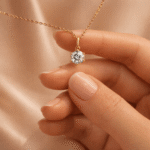 Royal Solitaire Zircon Pendant Necklace - Image 3