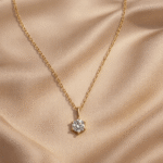 Royal Solitaire Zircon Pendant Necklace