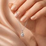 Brilliant Solitaire Zircon Pendant Necklace - Image 4