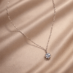 Brilliant Solitaire Zircon Pendant Necklace